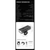 ROCKBROS 3000LM Lampa Rowerowa 10000mAh Power Bank Ładowanie Type-C Lampa Przednia Latarka Rowerowa MTB Kolarstwo Szosowe Błysk Podświetlenie