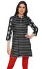 Moomaya Printed Side Slit Short Kurta Tunic For Women Summer Wear Ladies