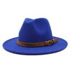 Filz-Fedora-Hut mit breiter Krempe für Sommer- und Herbst-Modebegeisterte