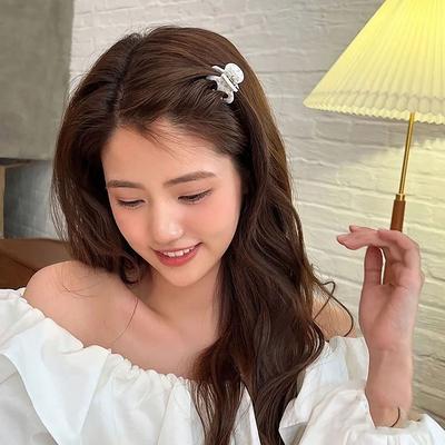 Hair Accessories Hair Claw Clip Floral Barrettes Vintage Hair Clip  Braided Hair