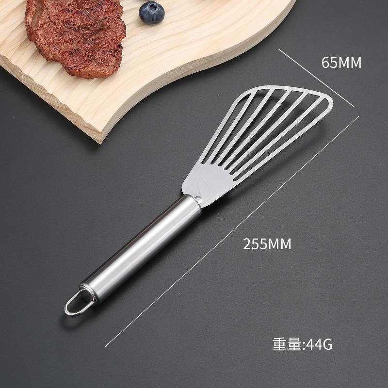 Stainless Steel Steak Fry Fish Spatula Fish Steak Slice Frying Spatula Fish Turner Shovel Kitchen Supplies Cookware Cooking