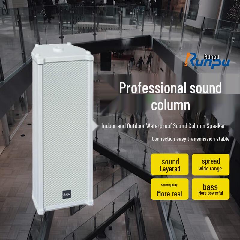 Runpu Professional Public Address Speaker Systems CN Plug (adapter Included)