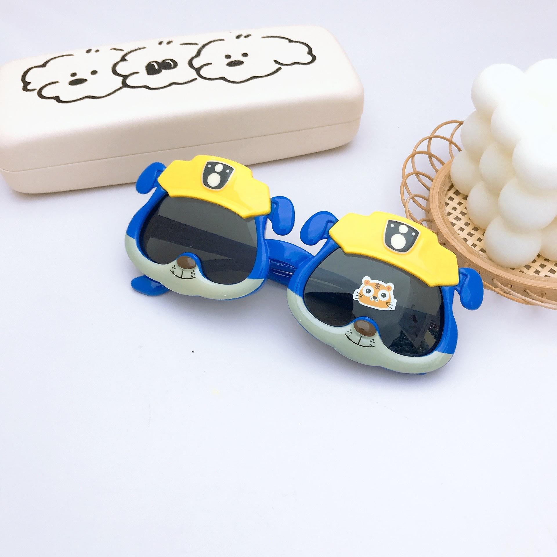 

Детские очки Wangwang Dog, солнцезащитные очки для мальчиков, милые мультяшные очки Brigade с мягкой оправой и поляризованными солнцезащитными очками