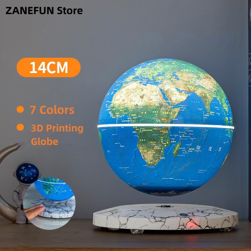 3D Printed Magnetic Levitating Moon Lamp Globe Creative Office Home Decoration Unique Gifts
