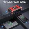1200A/600A Portable Car Jump Starter 12V Emergency Battery Booster Power Bank Charger Starting Device for Petrol Diesel Vehicles