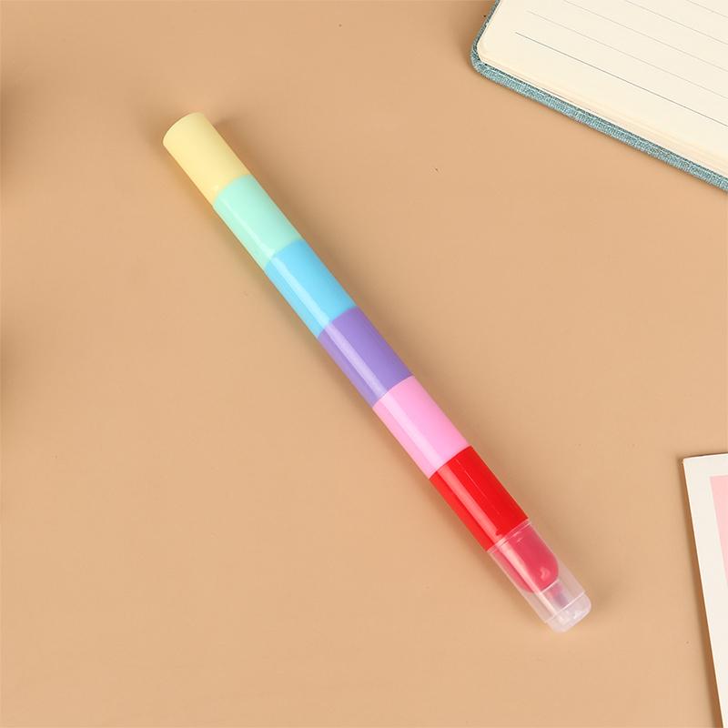 Creative Cat Claw Bear Shape Highlighter Can Be Separated Wide Pen Thick Pen