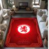 Tappeto Morbido per Pavimento Antiscivolo Decorazione Sportiva Middlesbrough FC Calcio Calcio Pattern per Camera da Letto