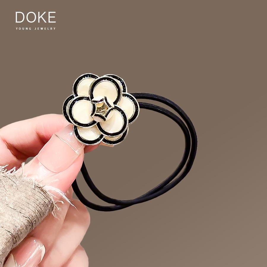 Coreean Retro Ochi de Pisică Stras Floare Elastic de Păr Bandă Elastică