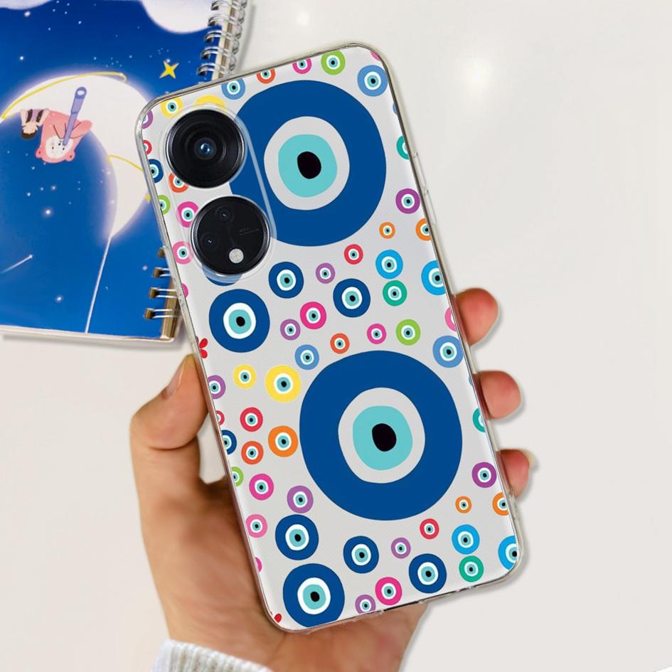 6.43" For OPPO Reno8 T 4G Case Soft Silicone Cover Cute Fashion Printed Bumper Funda For OPPO Reno 8T CPH2481 Coque Reno8T Cover