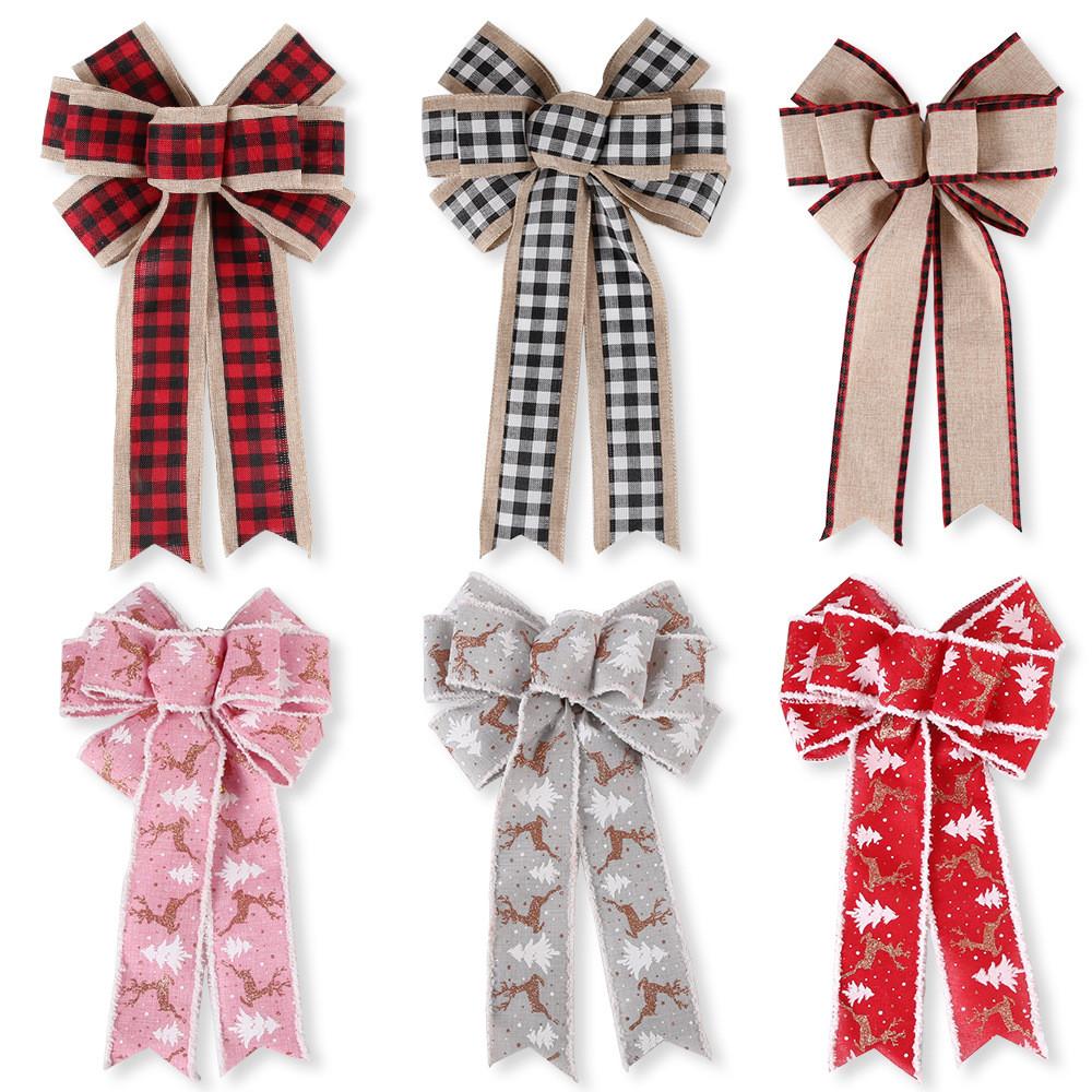 Bow Whimsical Christmas Ornaments In Various Colors For Joyful Occasions Festive
