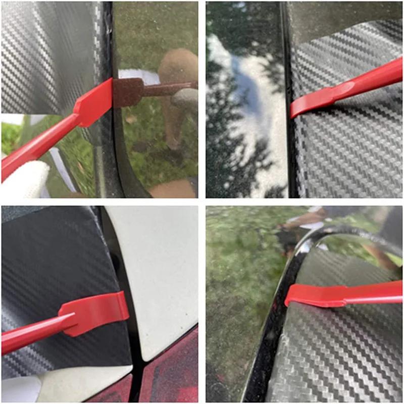 Car Window Tint Kit Felt Edge Squeegee Vinyl Wrap Tools for Car Paint Protection Film Wrap Edge Trimming Squeegee Utility Tool