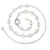 Waist Chain Women'S Decorative Dress Temperament Rhinestone Inlaid Metal Belt Hook Adjustment Waist Trouser Chain