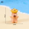 Miniature Capybara Mini Kapibare Action Figures Hot Capybara Model Home Decoration Kids Gift Diy Micro Landscape Ornament