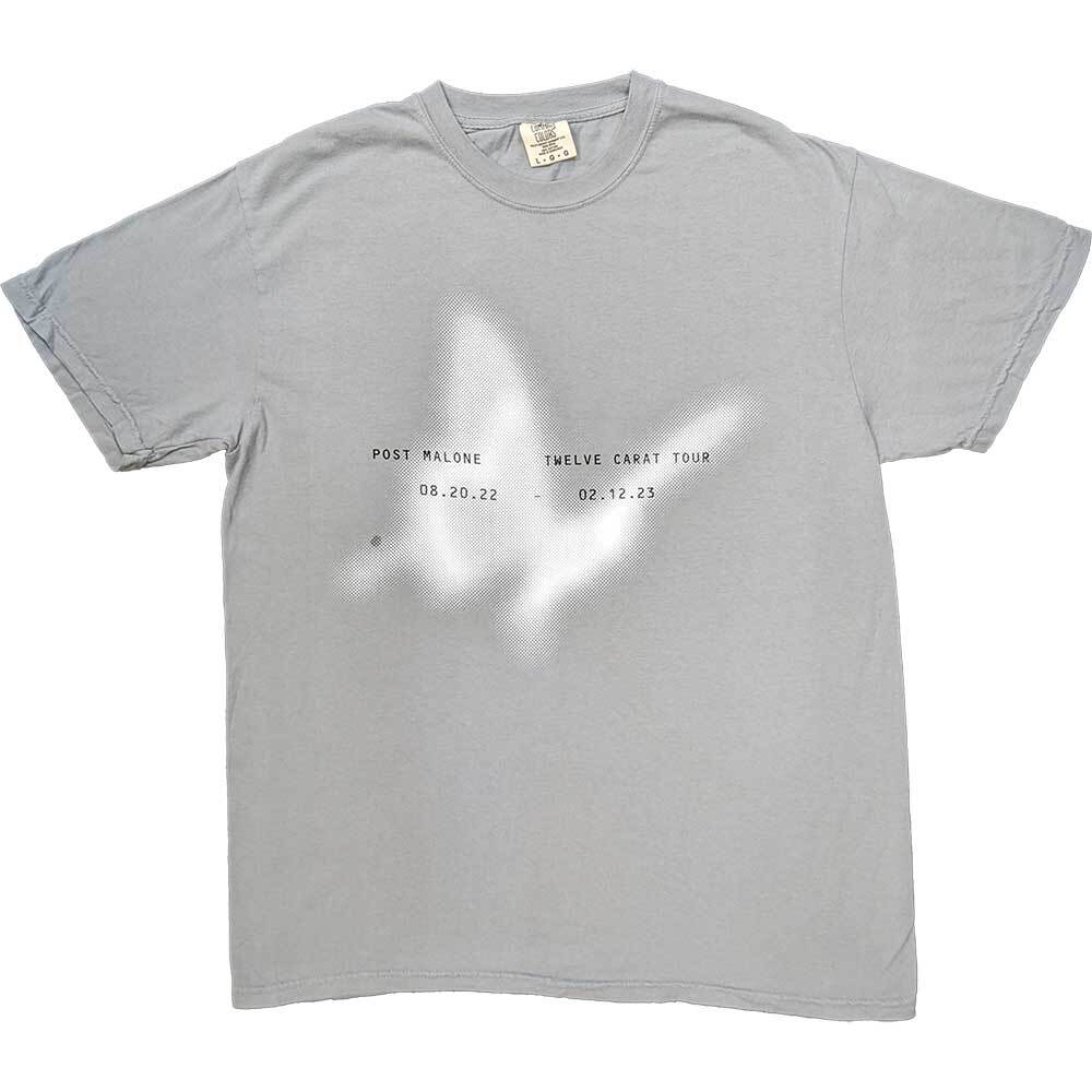 Post Malone Butterfly T-Shirt Grey New XXXL
