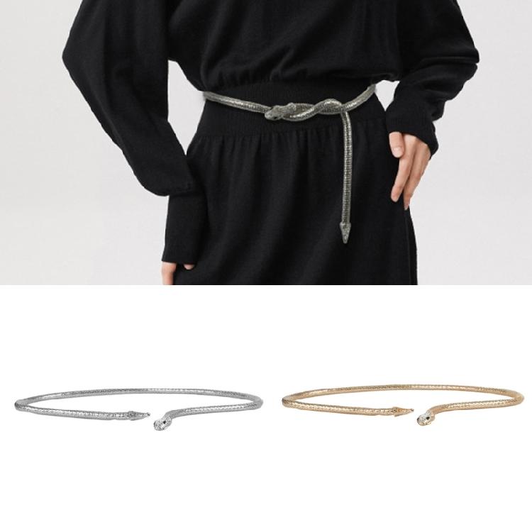 Halloween Waist Chain Shimmering Snake Chain Belt Body Chain Women Waist Jewellery Punk Chain Belt Evening Party Chain