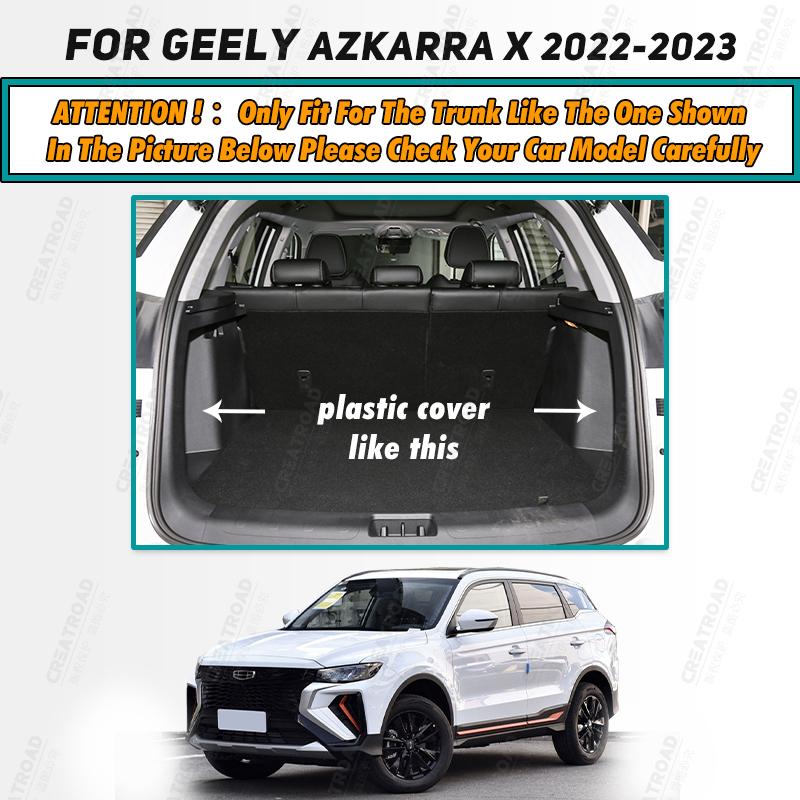 Car Trunk Mat For GEELY Azkarra X    Car Accessories Auto Interior Decoration cargo liner carpet