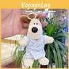 Colorful Stylish And Plush Dog Keychain Doll Ideal For Birthday Party Favors