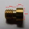 10Pcs M5x0.80 Carburetor Carb Main Jet for GY6 125cc-150cc 152QMI 157QMJ 10Sizes
