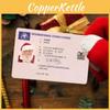 Premium Santa Claus Driving License Christmas Novelty Gift Card Plastic Material