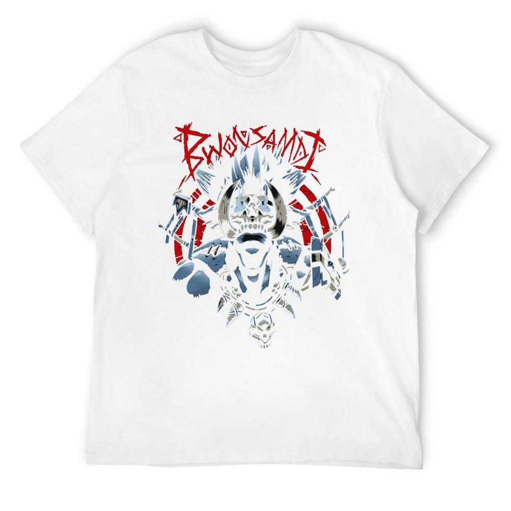 Bwonsamdi T-Shirt Übergröße Kleidung Grafiken Grafik-T-Shirt Einfache T-Shirts Herren