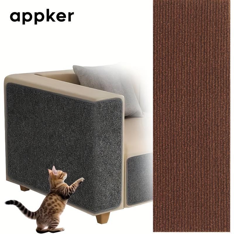 

Самоклеящийся коврик для царапания кошек, 40x200см, Защищает мебель от повреждений когтями, Идеально подходит для кошек всех возрастов, Многоразовое использование в качестве летнего спального коврика 40*200cm коричневый