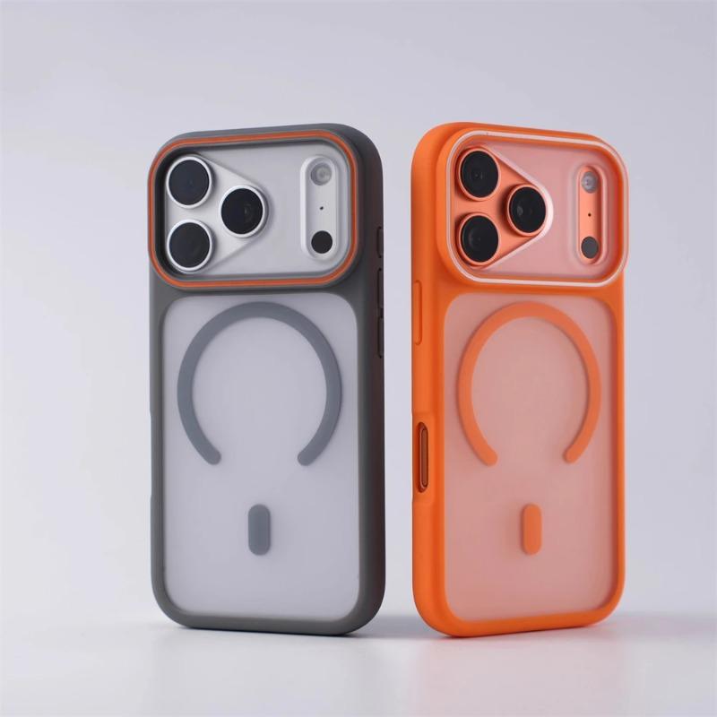Luxury Matte Translucent For Magsafe Case For iPhone 17 16 Pro Max 15 14 Plus 13 12 Magnetic Wireless Charging Shockproof Cover