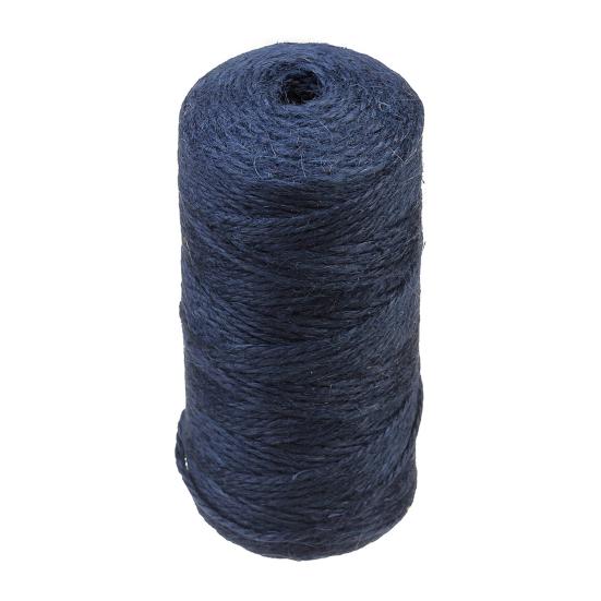 100M/Rolă 2MM sfoară de iută cu 3 straturi Ambalaj de cadou natural decupabil Ambalare DIY Artizanat Proiect Etichetă suspendată Decorare frânghie de cânepă