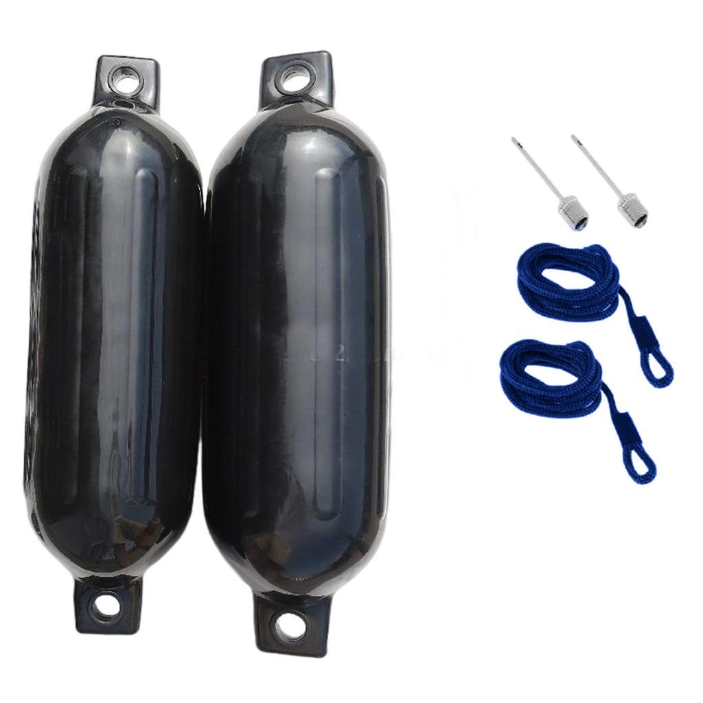 Inflatable Marine Boat Fenders with Reinforced Eyelets High Performances Fend for Yacht Docking & Collision Prevention
