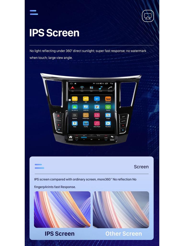 2014-2020 Infiniti QX60/JX35 Bluetooth CarPlay Android Navigation System