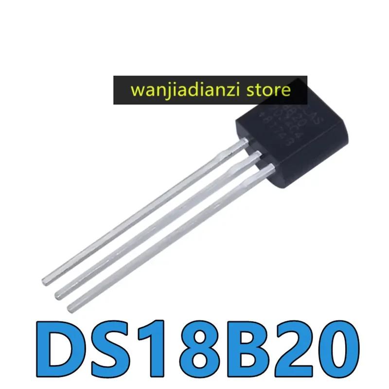 5PCS In-line DS18B20 chip programmable digital thermometer/temperature sensor temperature acquisition TO-92 DS18B20