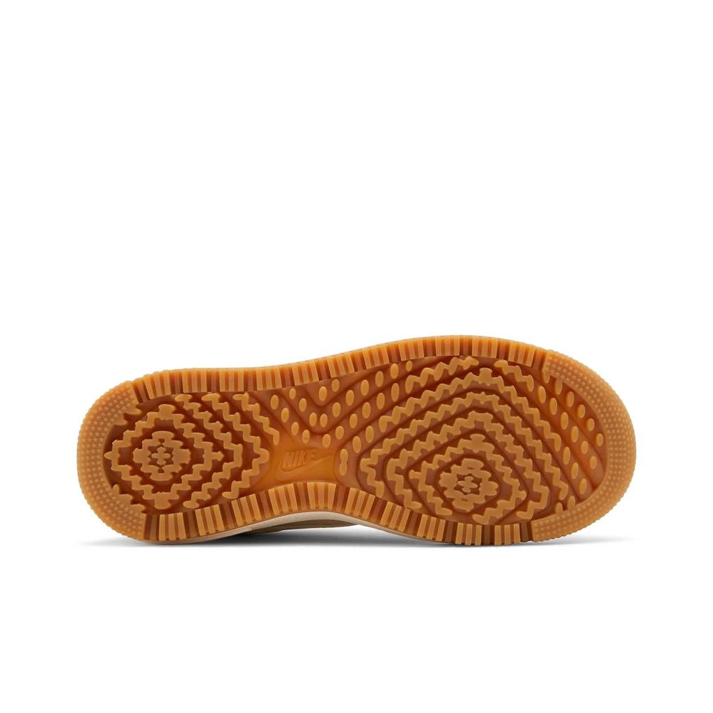 Nike Air Force 1 Luxe 'Pecan' (Unisex) Pearl White / Pecan / Gum Yellow / Pale Ivory Skate Shoes DB4109 200