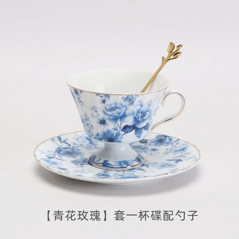 

Blue and White Ceramic Coffee Cup Breakfast Cup Dessert Plate Water Cups Milk Mug Flower Tea Cups Juice Mug Coffee Mug S 101-200ml