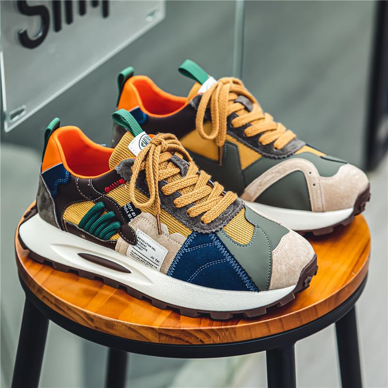 

Мужская обувь весна новая обувь Форреста Гампа универсальная уличная парусиновая обувь нескользящая мягкая подошва легкая спортивная и повседневная обувь 44 зеленые хаки