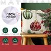 Santa Claus Snowman Series Cushions Pillowcase Polyester Cushion Cover Throw Pillow Sofa Decoration Pillowcover Home Car Decor