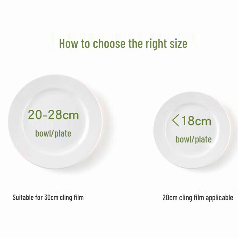 Miaojie No-Knife Tear PE Cling Film Multi-Size Pack