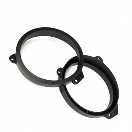 2Pcs 6.5" Front Door Speaker Spacer Adapter for Subaru Forester Stop Resonance