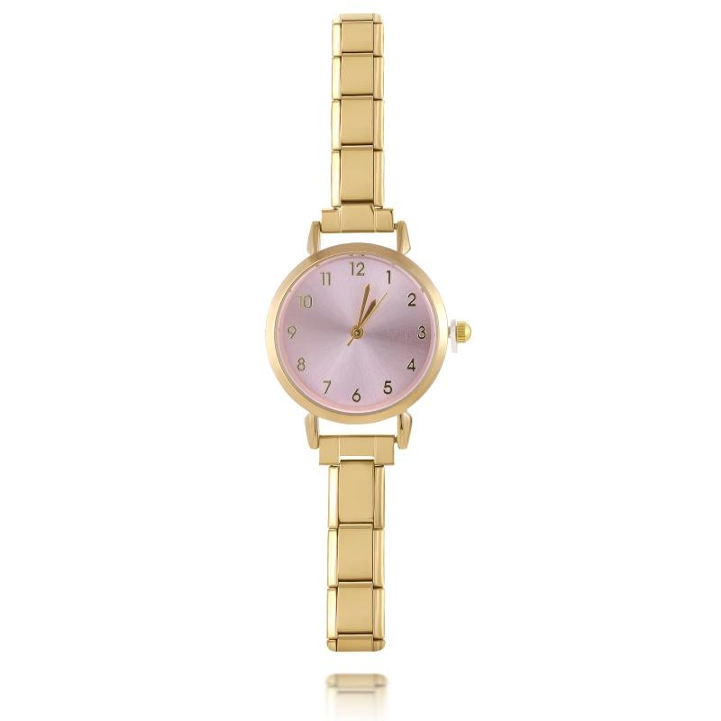 Y2K 9MM Width Italian Charm Round and Square Simple Elastic Watch Bracelets Bangle For Friend Wife Birthday Gift DIY Jewelry