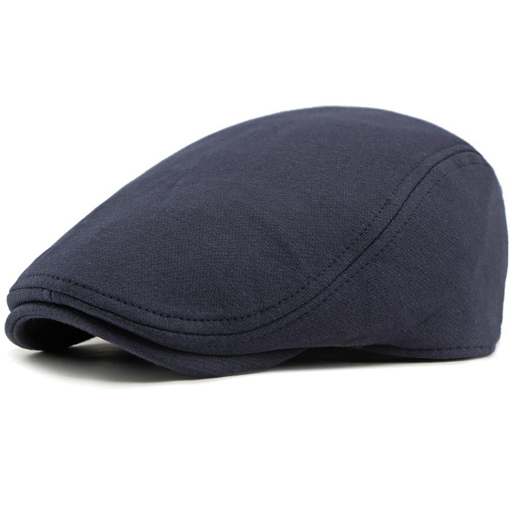 HT4423 Beret Spring Autumn Caps for Men Women Retro Artist Painter Knit Beret Hat Male Female Ivy Flat Cap Adjustable Beret Cap