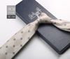 Tie Men'S Formal Wear British Retro Brown Striped 8Cm Hand Style Student Work Professional Wear
