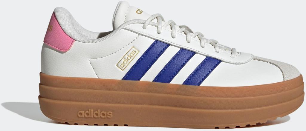 Кроссовки Adidas VL Court Bold Women core white/semi lucid blue/bliss pink