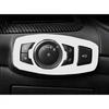 Car Headlight Switch Control Frame Cover 1* For Ford Edge 2015- Bright White