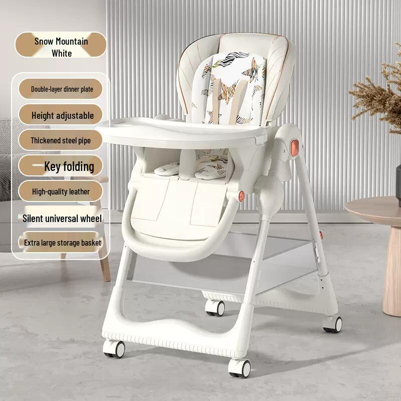

Portable Multifunctional Baby High Chair: Folding Infant Seat and Dining Table Combo