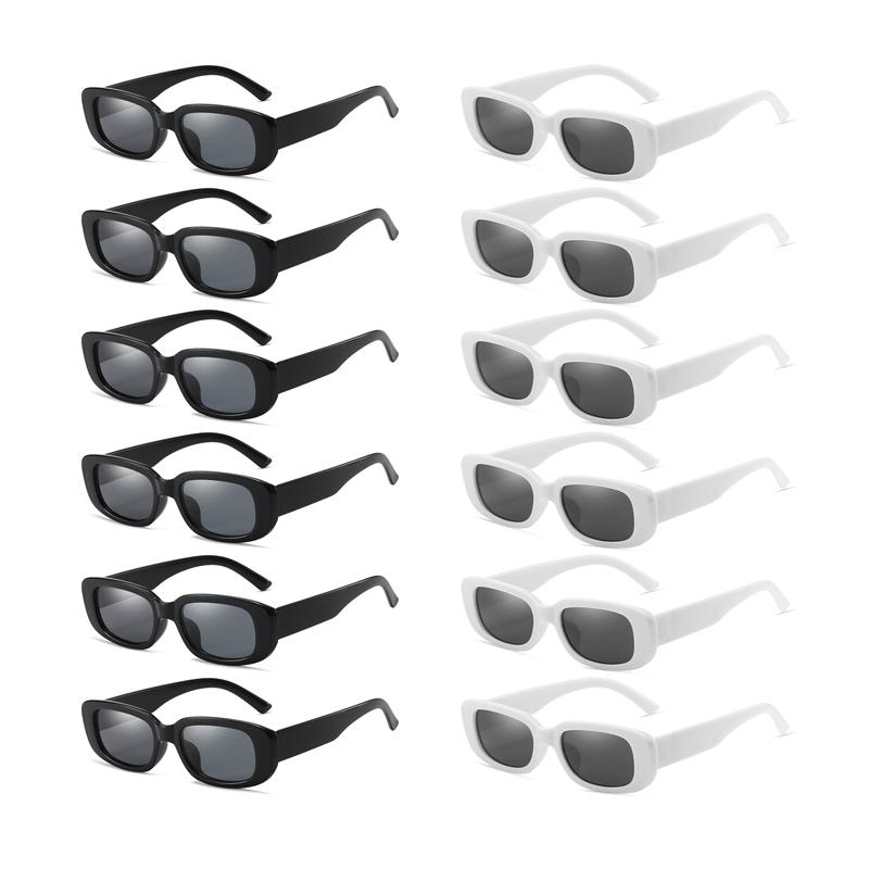 12 Pairs Per Set Fashion Brand Designer Shades New in Women Trends Sunglasses Multi Color Decoration Lady Sun Glasses