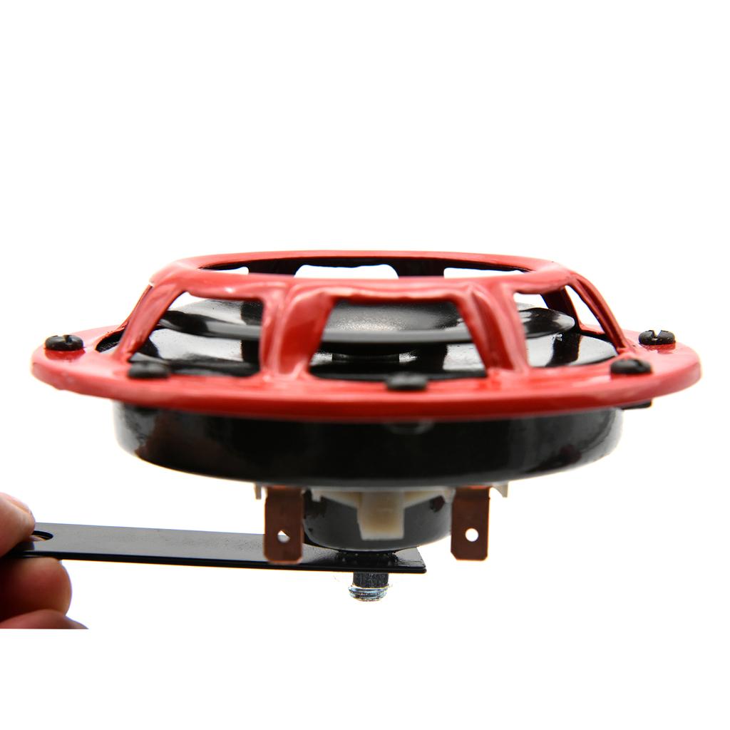 Universal Red/Black Car Hella Super Loud Compact Electric Blast Tone Air Horn Kit 12V 115DB Horn For Motorcycle