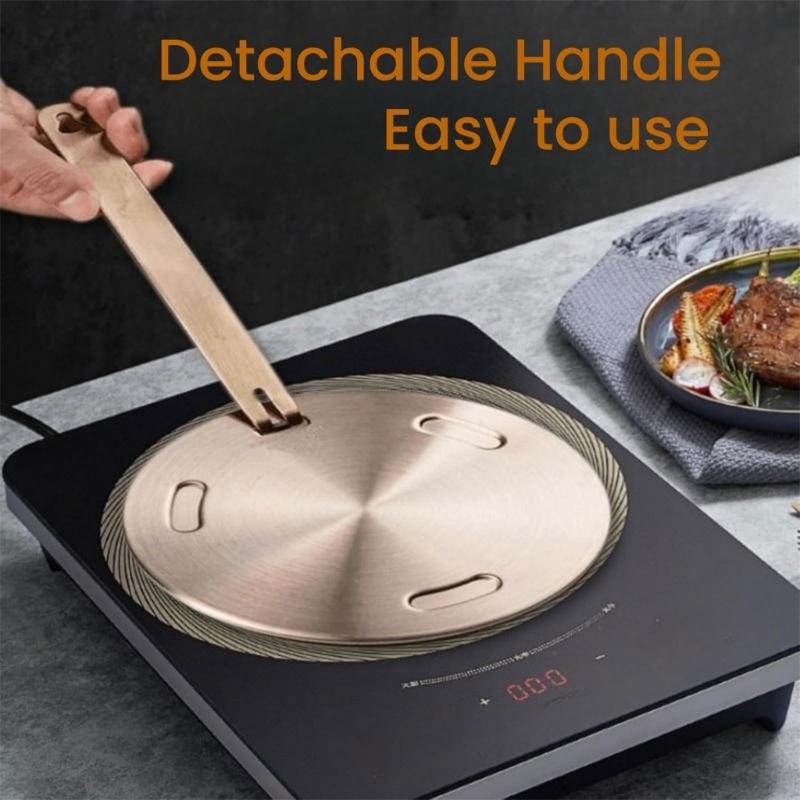 Piastra Adattatore per Induzione Multiuso Piastra per Trasferimento di Calore Adatta per Migliorare l'Efficienza e la Comodità in Cucina