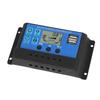 Solar Charge Controller 30A Solar Panel Regulator Dual USB Output for 12V/24V Solar Panels