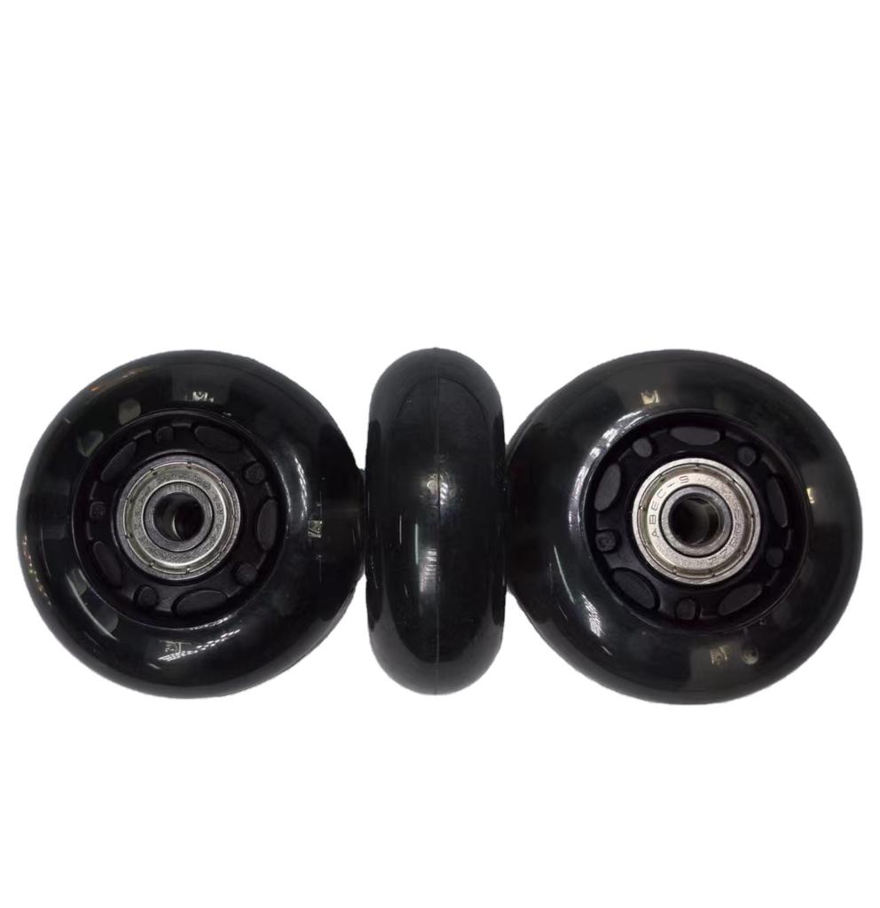 YSMLE Stock 76mm 68MM Inline Skate Wheels Kids Skate Flash Replacement Wheels