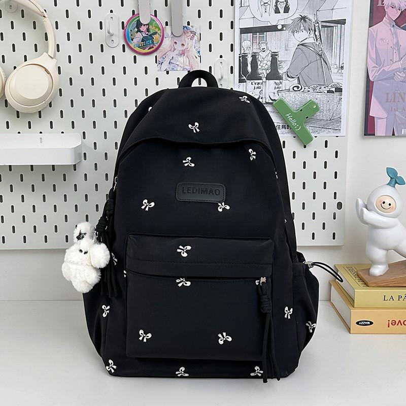 

Student Backpack For Girls With Breathable Nylon Material And Large Capacity For Daily Use