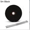 5M Roll Fiberglass Heat Shield Motorcycle Exhaust Thermal Tape Heat Wrap Resistant Downpipe For Motorcycle Car Accessories