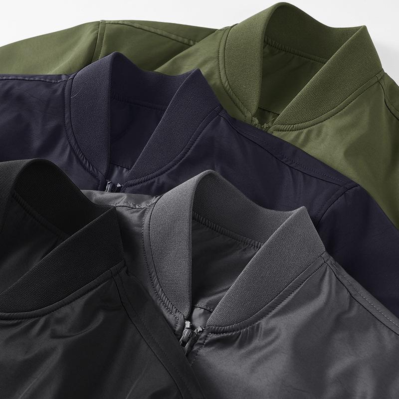 Chaquetas Casuales para Hombre de Otoño e Invierno con Cuello Alto, Cortavientos e Impermeables, Ropa Versátil para Hombre